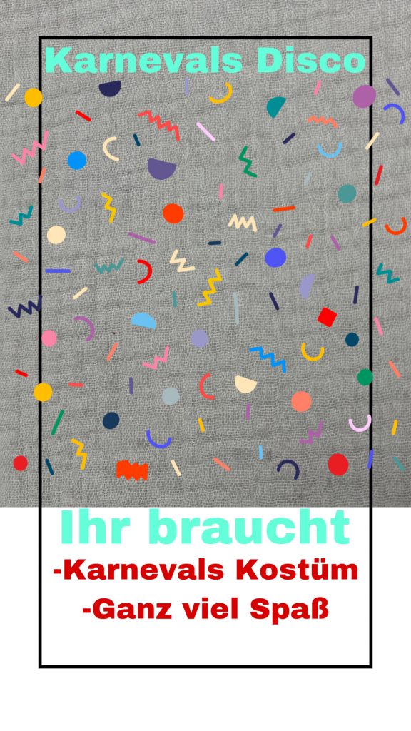 Karnevals Disco für groß und klein